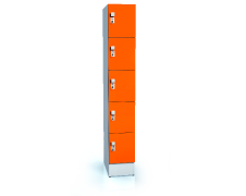 Premium šatní skříňka s pěti uzamykatelnými schránkami ALFORT AD 1920 x 300 x 520